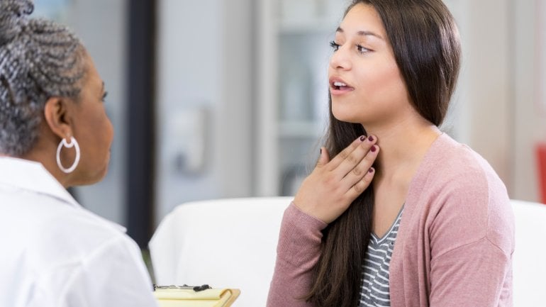 Kehlkopfentzündung Symptome einer Laryngitis