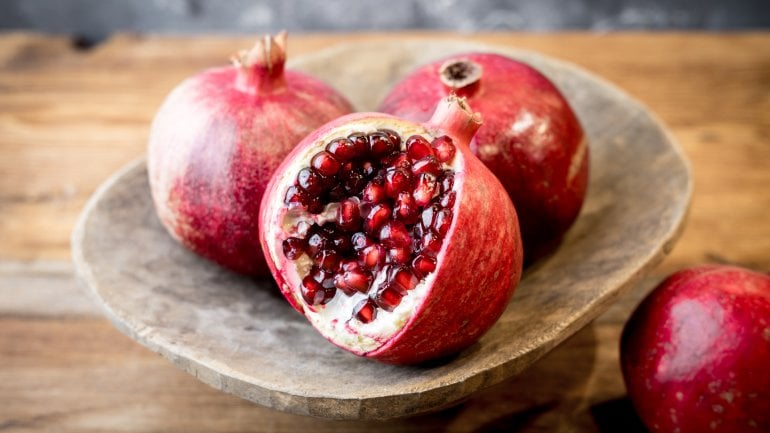 Granatapfel ist ein basisches Lebensmittel