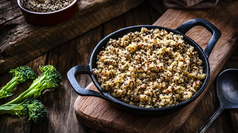 Quinoa liefert Eisen