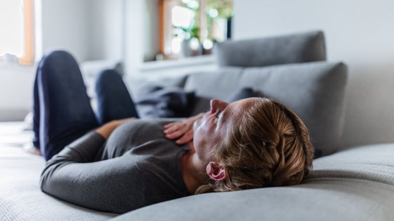 Empfindliche Brüste können Symptom für Eisprung sein