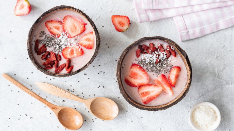 Erdbeeren sind ein kalorienarmer Snack