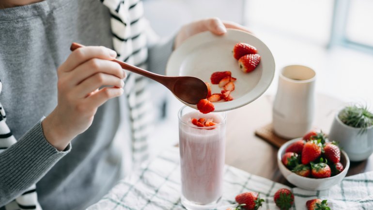 Erdbeeren liefern Ballaststoffe