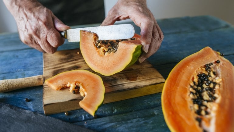 Papayas enthalten kaum Fructose