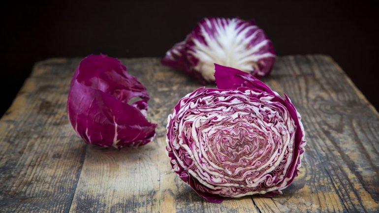 Radicchio enthält viele Bitterstoffe