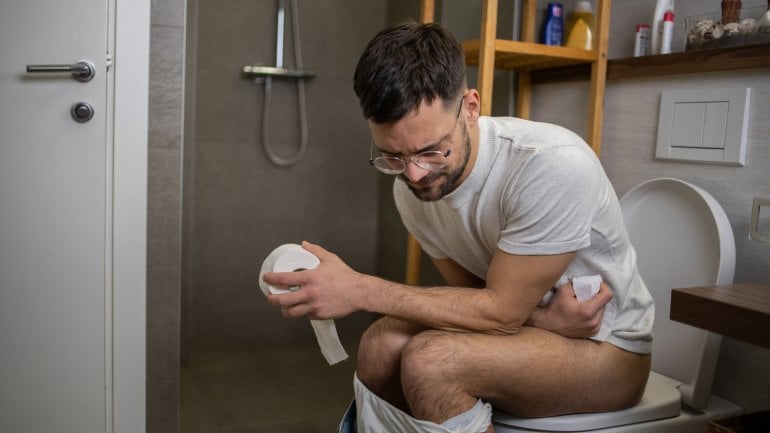 Hämorrhoiden: Gefühl der unvollständigen Darmentleerung