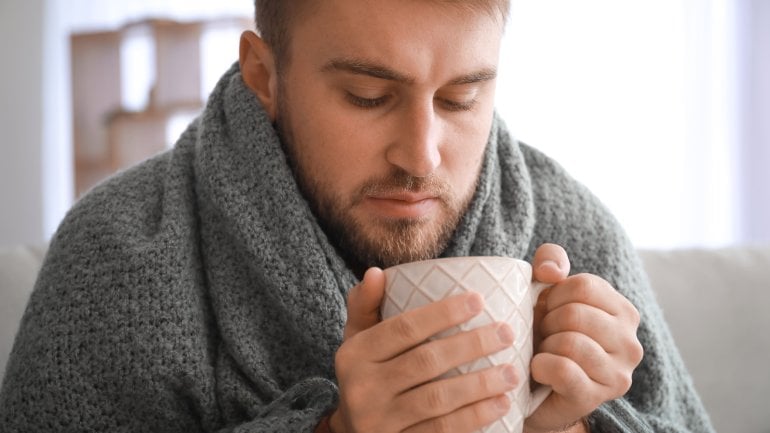 Viel trinken bei Nasennebenhöhlenentzündung