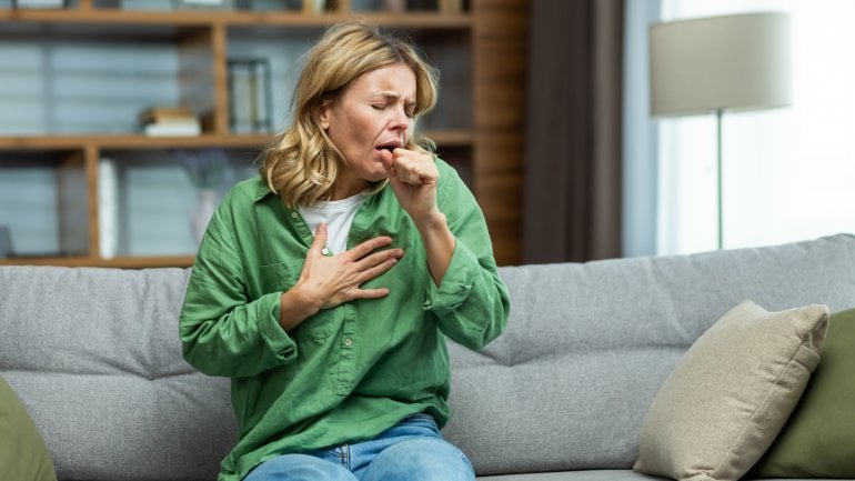 Husten: Mögliches Symptom bei Schilddrüsenkrebs