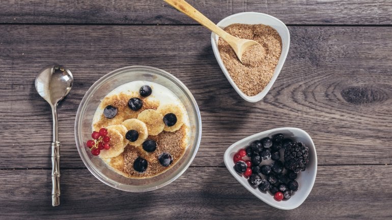 Weizenkleie ist ein Lebensmittel mit viel Magnesium