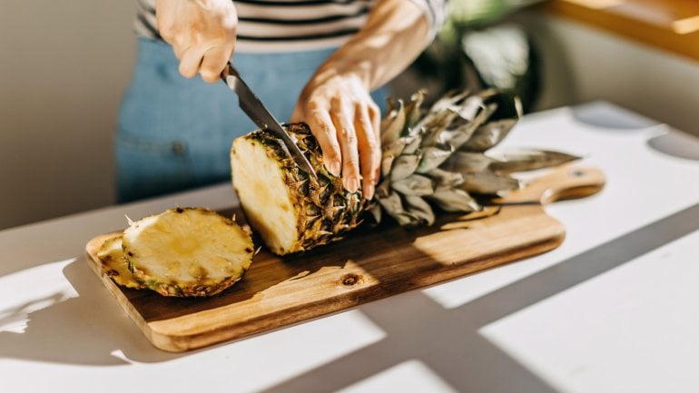 Ananas hilft bei Entwässerung